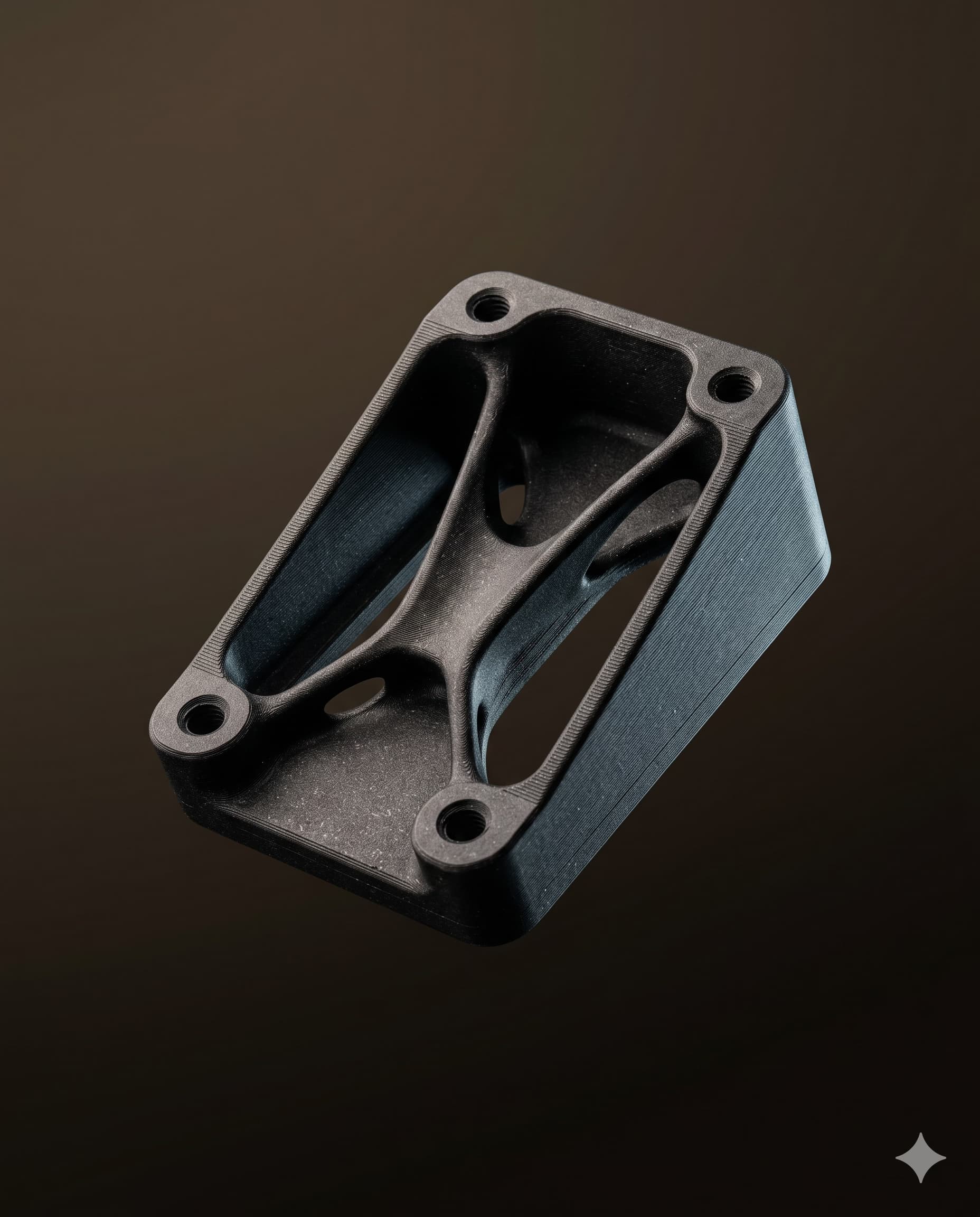 Structural component 3D-printed in PC-CF