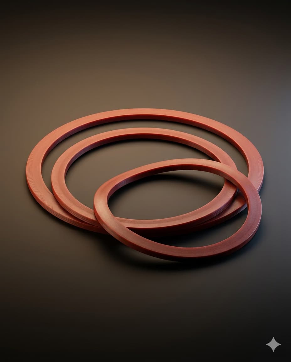 Flexible gasket 3D-printed in TPU